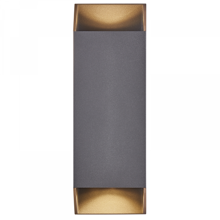 Nordlux Nico Square 22 elegante Wandleuchte Anthrazit Spritzwasser geschützt dimmbar modernes Design